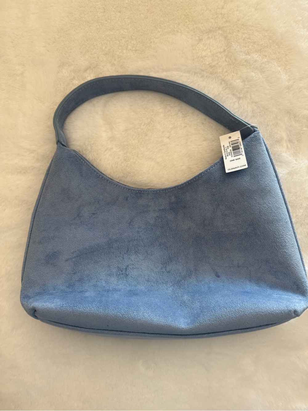 NWT Old navy light blue suede handbag